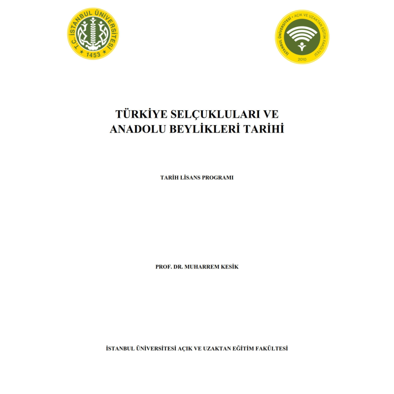 Türkiye Selçukluları ve Anadolu Beylikleri Tarihi