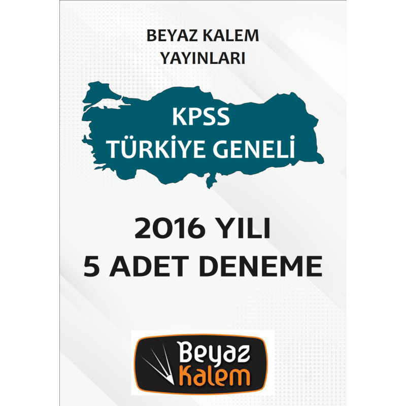 BEYAZ KALEM YAYINLARI 5 ADET TG DENEME