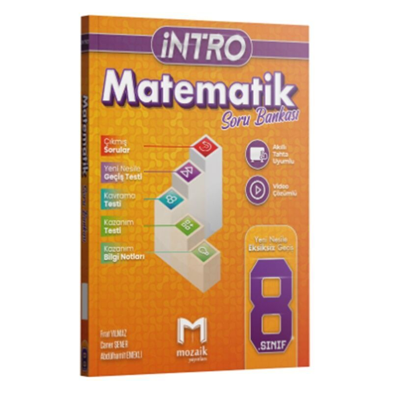8. Sınıf Matematik İntro Soru Bankası Mozaik Yayınları