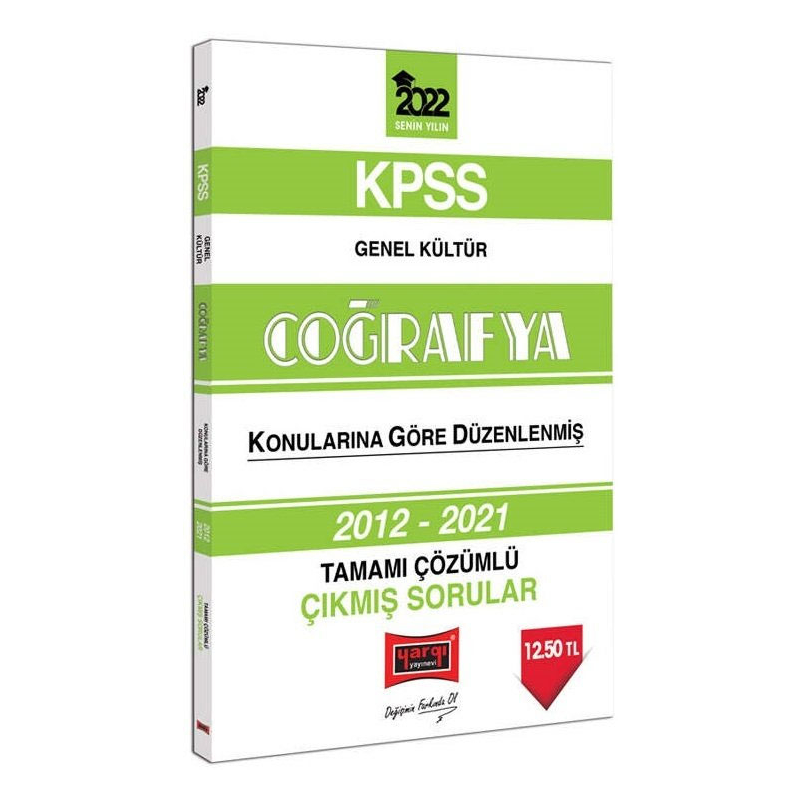 2022 KPSS Genel Kültür Coğrafya Tamamı Çözümlü Çıkmış Sorular 2012-2021