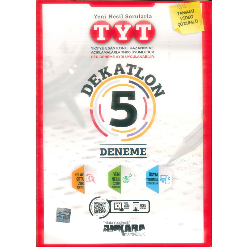 TYT DEKATLON 5 DENEME