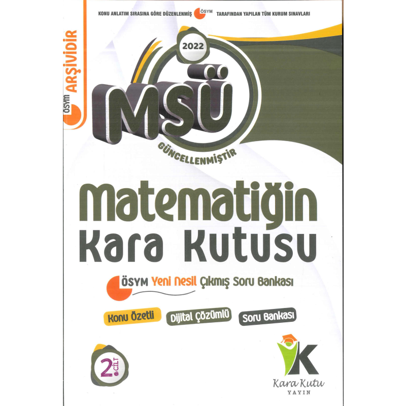 MSÜ MATEMATİĞİN KARA KUTUSU SORU BANKASI 2. CİLT