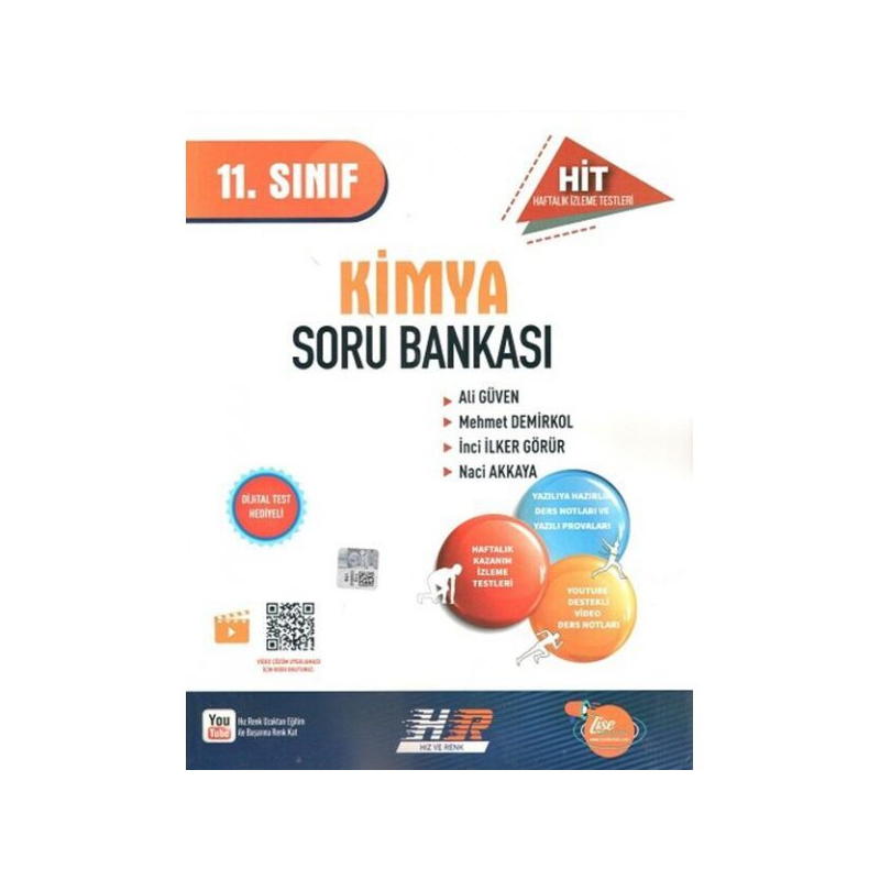 11. Sınıf Kimya HİT Soru Bankası Hız ve Renk