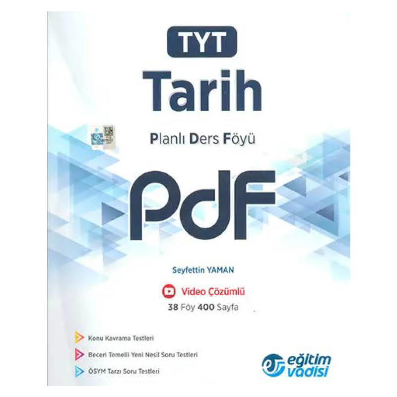 TYT Tarih Planlı Ders Föyü PDF Eğitim Vadisi Yayınları