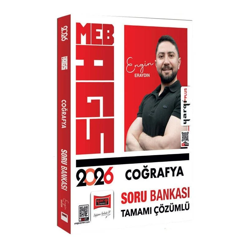 2026 MEB-AGS Tamamı Çözümlü Coğrafya Soru Bankası (Engin Eraydın) Yargı Yayınları