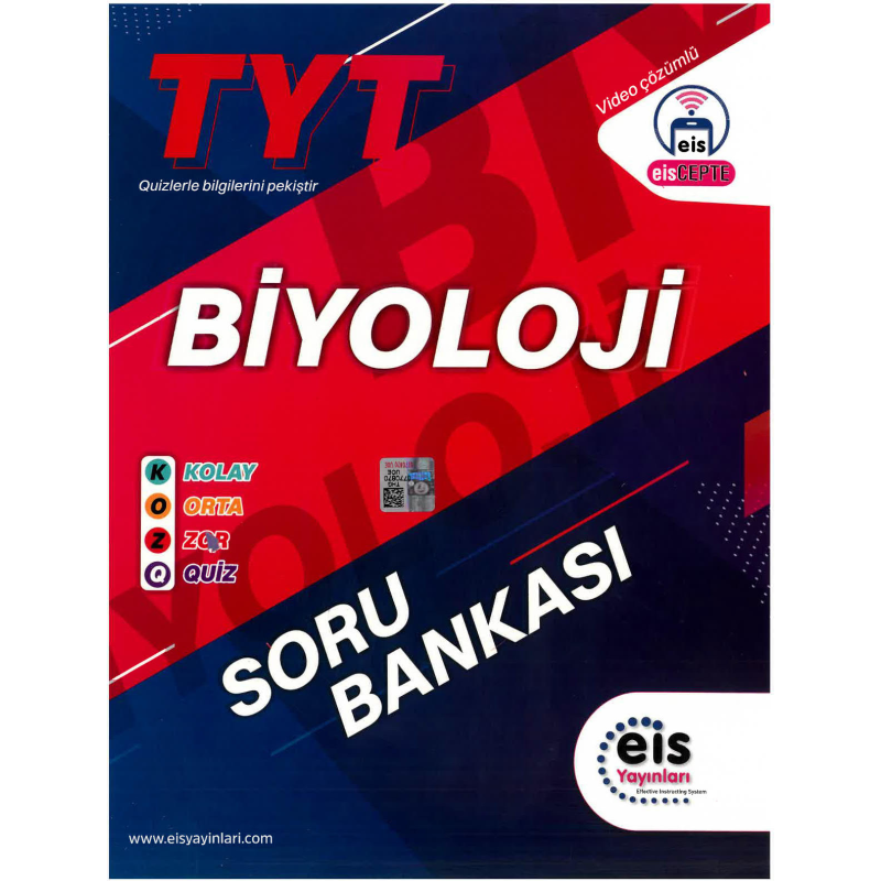 Koz Serisi TYT Biyoloji Soru Bankası Eis Yayınları