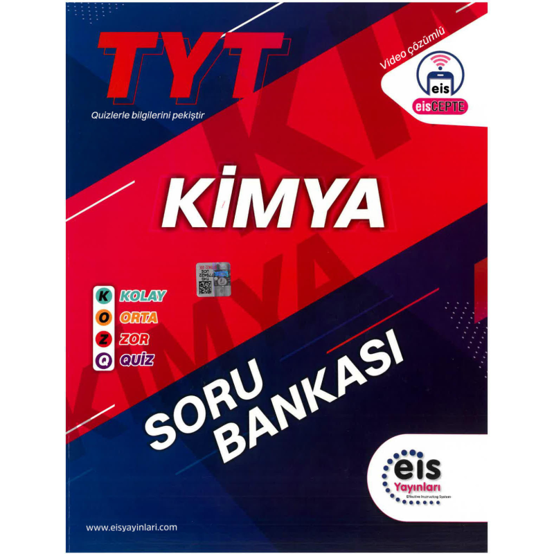 Koz Serisi TYT Kimya Soru Bankası Eis Yayınları
