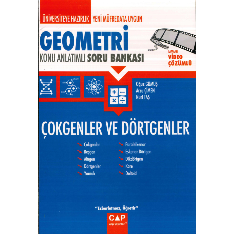 TYT-AYT GEOMETRİ ÇOKGENLER VE DÖRTGENLER ANLATIMLI SORU BANKASI