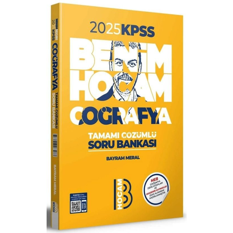 Benim Hocam Yayınları 2025 KPSS Coğrafya Tamamı Çözümlü Soru Bankası