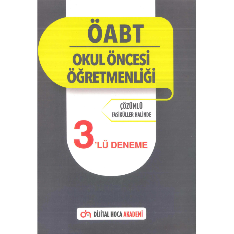 3'LÜ DENEME ÇÖZÜMLÜ