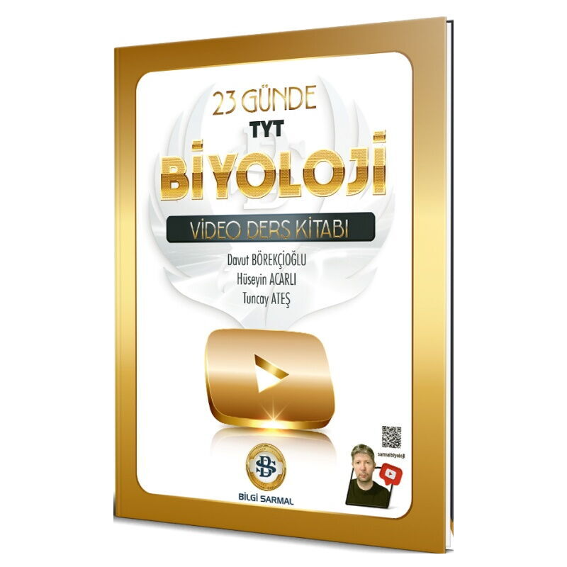 TYT Biyoloji 23 Günde Video Ders Kitabı Bilgi Sarmal