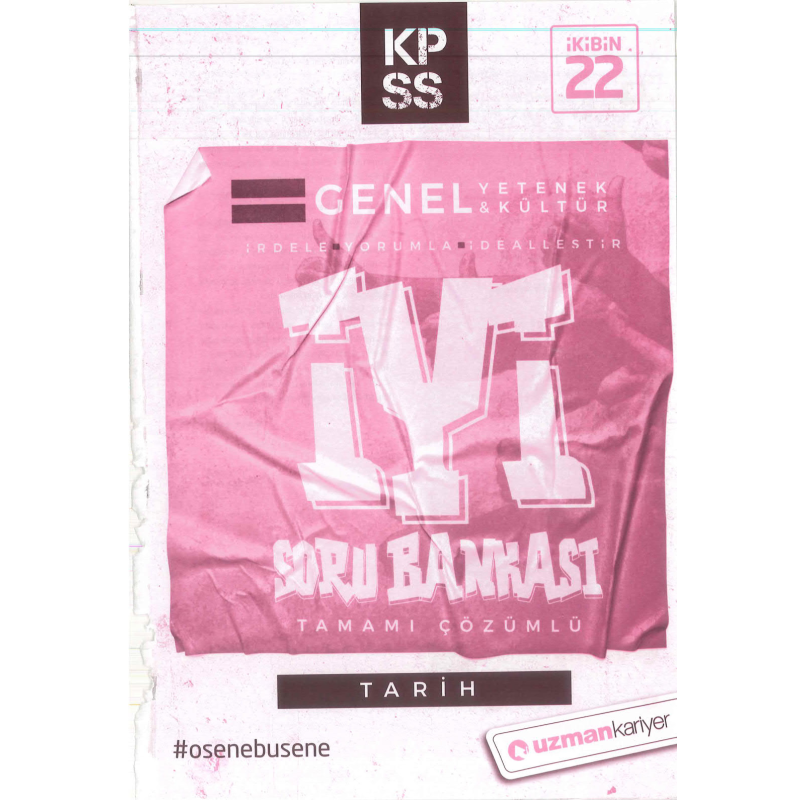 GY GK TARİH İYİ ÇÖZÜMLÜ SORU BANKASI
