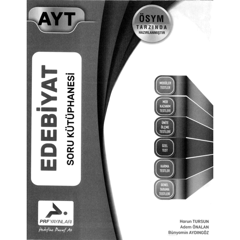 AYT EDEBİYAT SORU KÜTÜPHANESİ