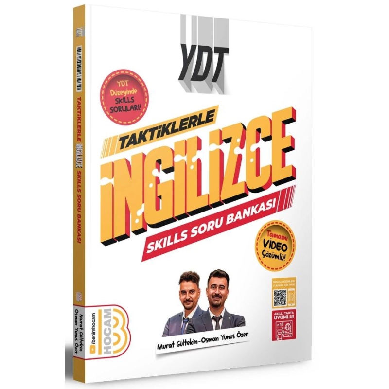 2025 YDT Taktiklerle İngilizce SKILLS Soru Bankası Benim Hocam
