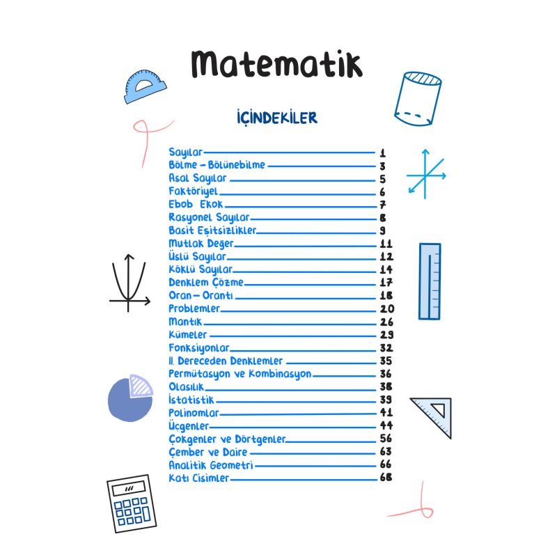 TYT Matematik Vip Notlar Vin Kampüs