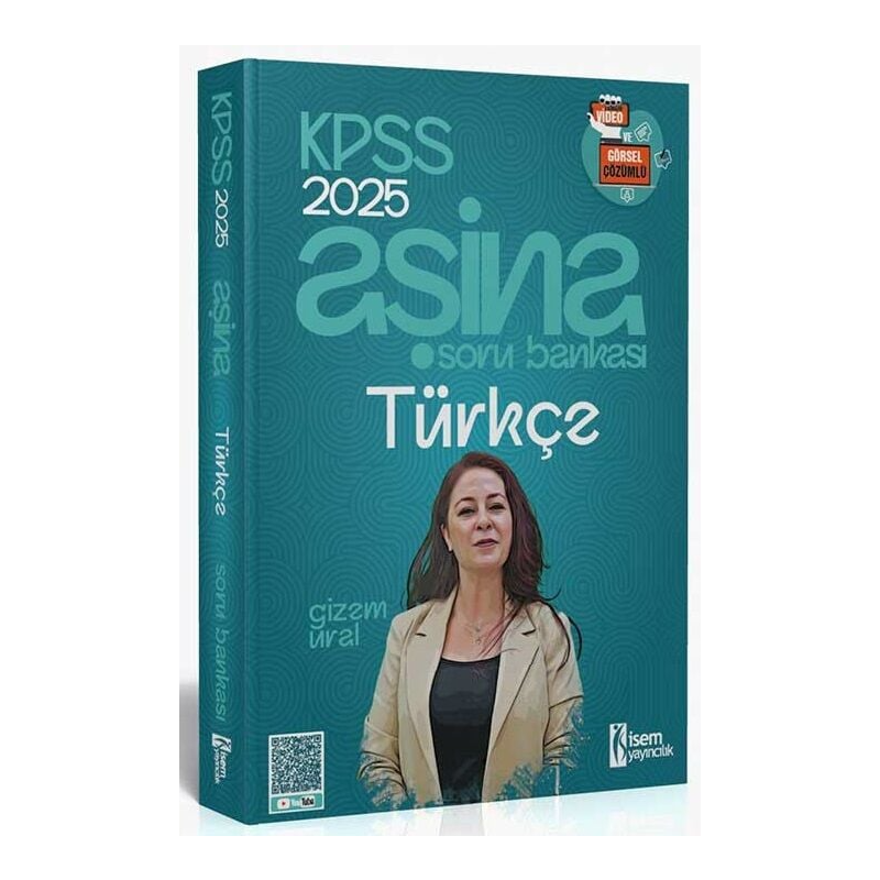 2025 KPSS Türkçe Aşina Soru Bankası Çözümlü İsem Yayınları