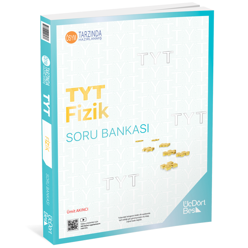 2025 TYT Fizik Soru Bankası Üç Dört Beş Yayınları