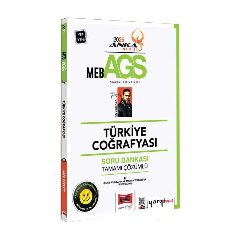 2025 MEB-AGS Türkiye Coğrafyası Soru Bankası Çözümlü Anka Serisi Yargı Yayınları