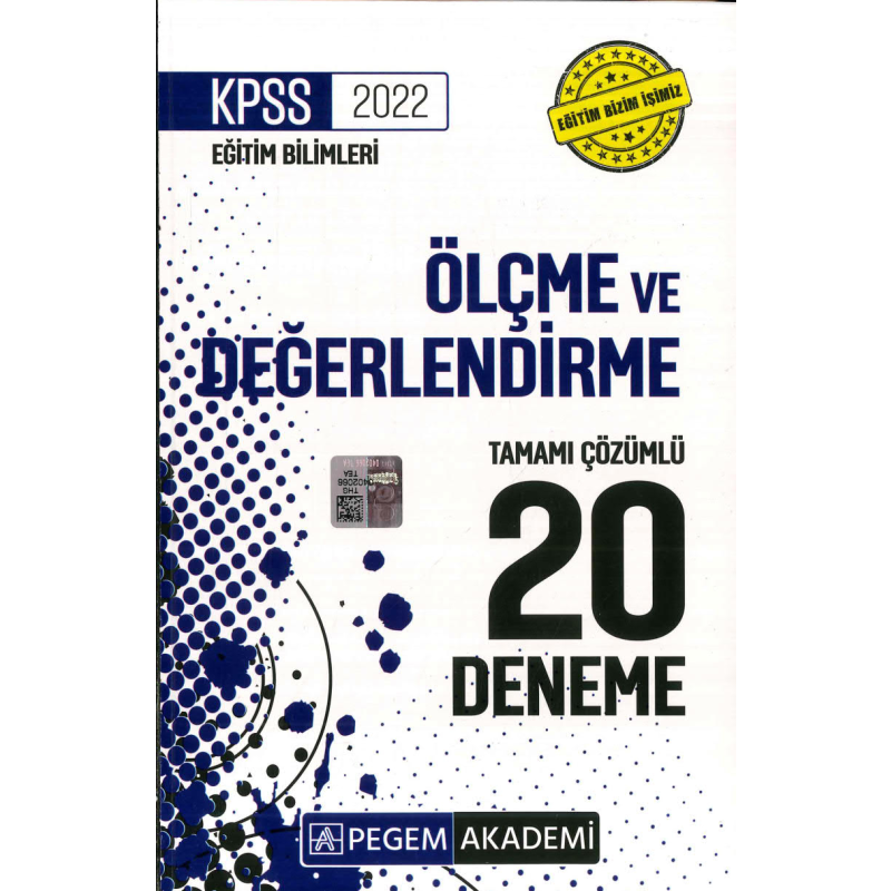ÖLÇME VE DEĞERLENDİRME 20Lİ DENEME ÇÖZÜMLÜ