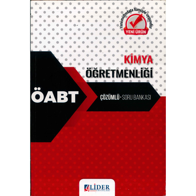 KİMYA ÖĞRETMENLİĞİ ÇÖZÜMLÜ SORU BANKASI