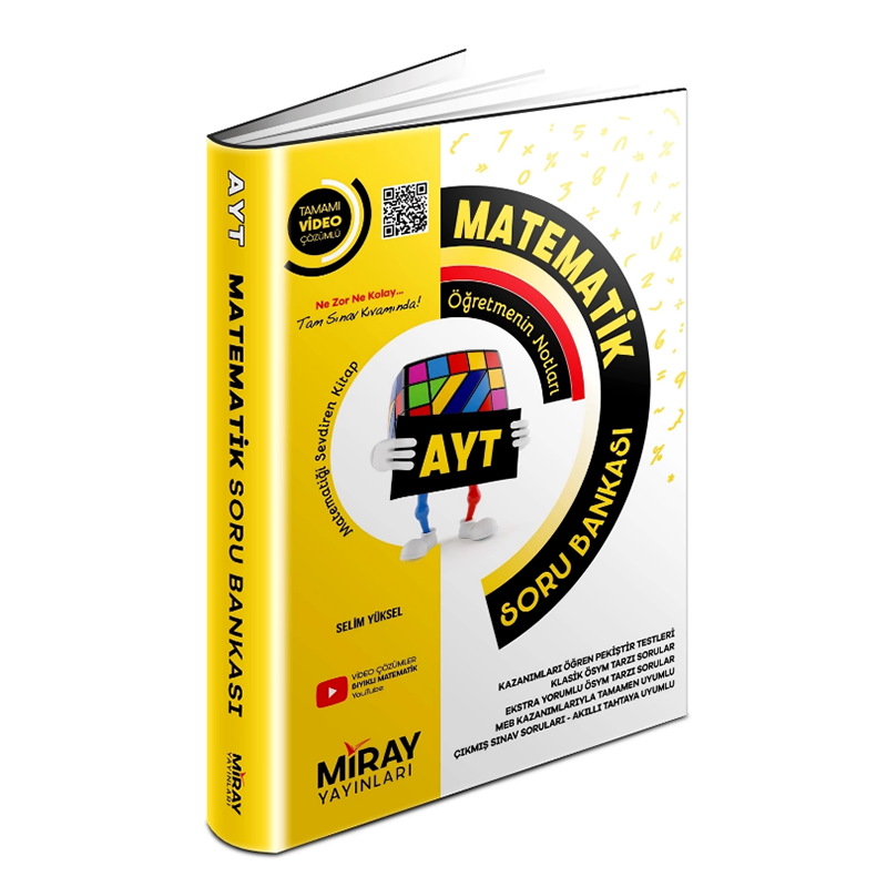 AYT Matematik Tamamı Video Çözümlü Soru Bankası Miray Yayınları