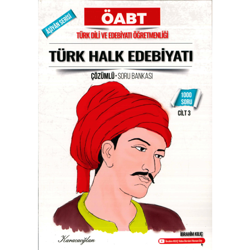 AŞİYAN SERİSİ TÜRK HALK EDEBİYATI ÇÖZÜMLÜ SORU BANKASI 1000 SORU CİLT 3