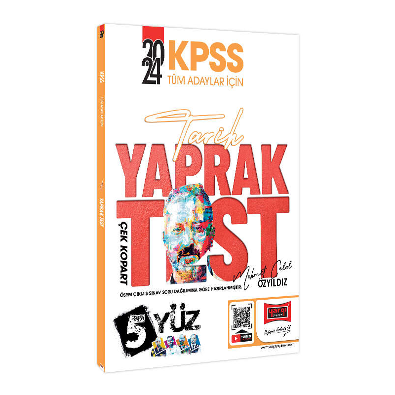 2024 KPSS Tüm Adaylar İçin 5Yüz Tarih Çek Kopart Yaprak Test