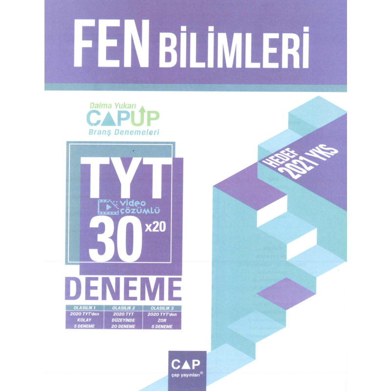 YKS TYT Fen Bilimleri 30x20 UP Deneme Video Çözümlü