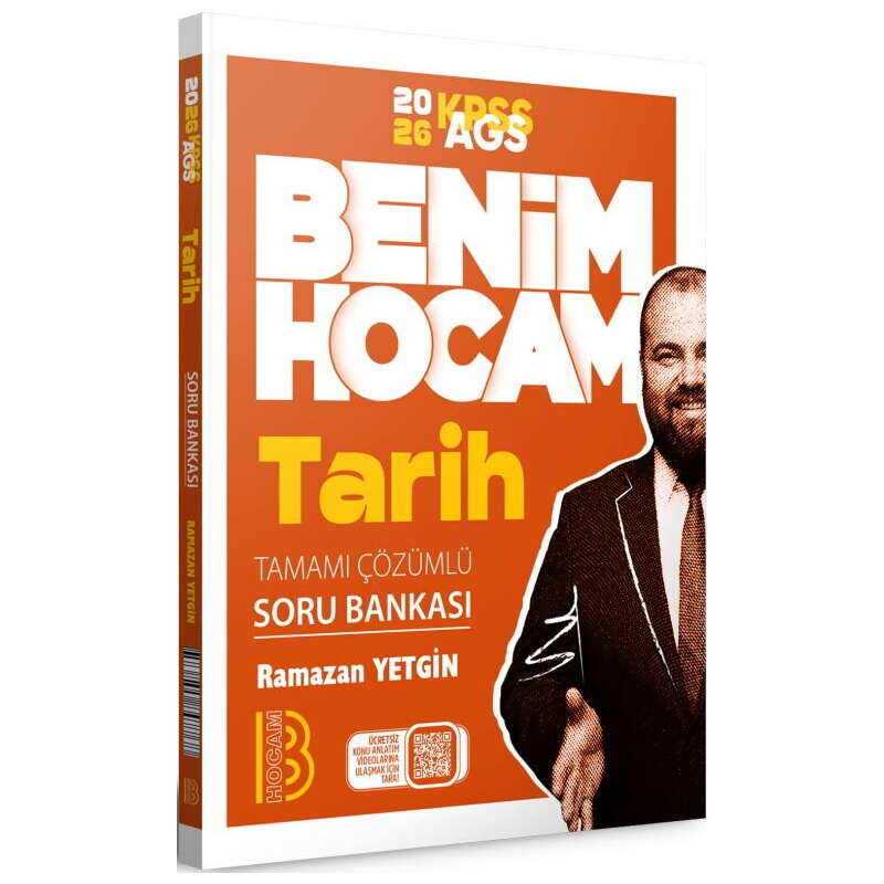 2026 KPSS AGS Tarih Tamamı Çözümlü Soru Bankası Benim Hocam Yayınları