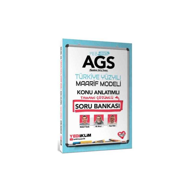 2025 MEB-AGS Türkiye Yüzyılı Maarif Modeli Konu Anlatımlı Soru Bankası Çözümlü Yediiklim Yayınları