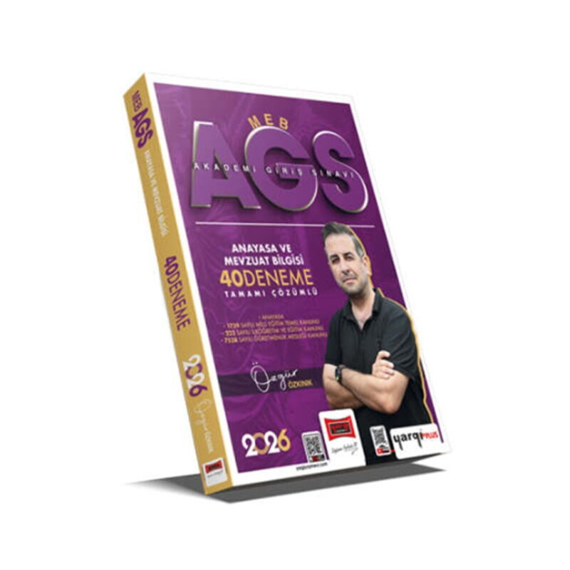 2026 MEB-AGS Anayasa ve Mevzuat Bilgisi Tamamı Çözümlü 40 Deneme Yargı Yayınevi