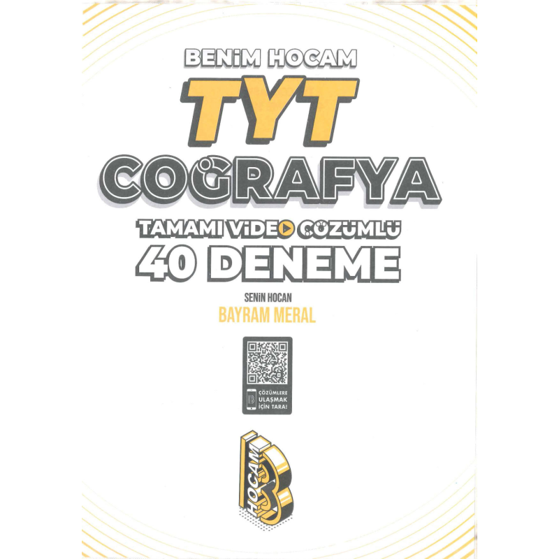 TYT Coğrafya Tamamı Video Çözümlü 40 Deneme Sınavı