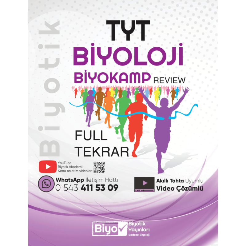 TYT Biyoloji Full Tekrar Biyokamp Biyotik Yayınları
