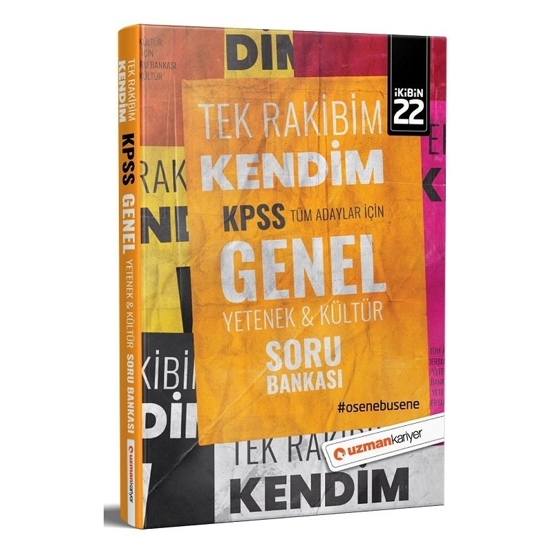 KPSS TEK RAKİBİM KENDİM TÜM ADAYLAR GY GK SORU BANKASI