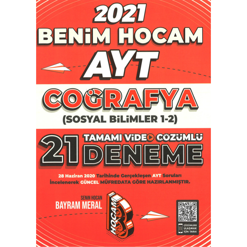 AYT Coğrafya Tamamı Video Çözümlü 21 Deneme Sınavı