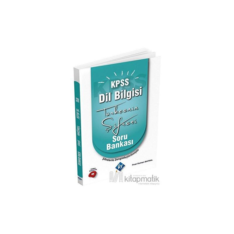 2022 KPSS Türkçenin Şifresi Dil Bilgisi Soru Bankası