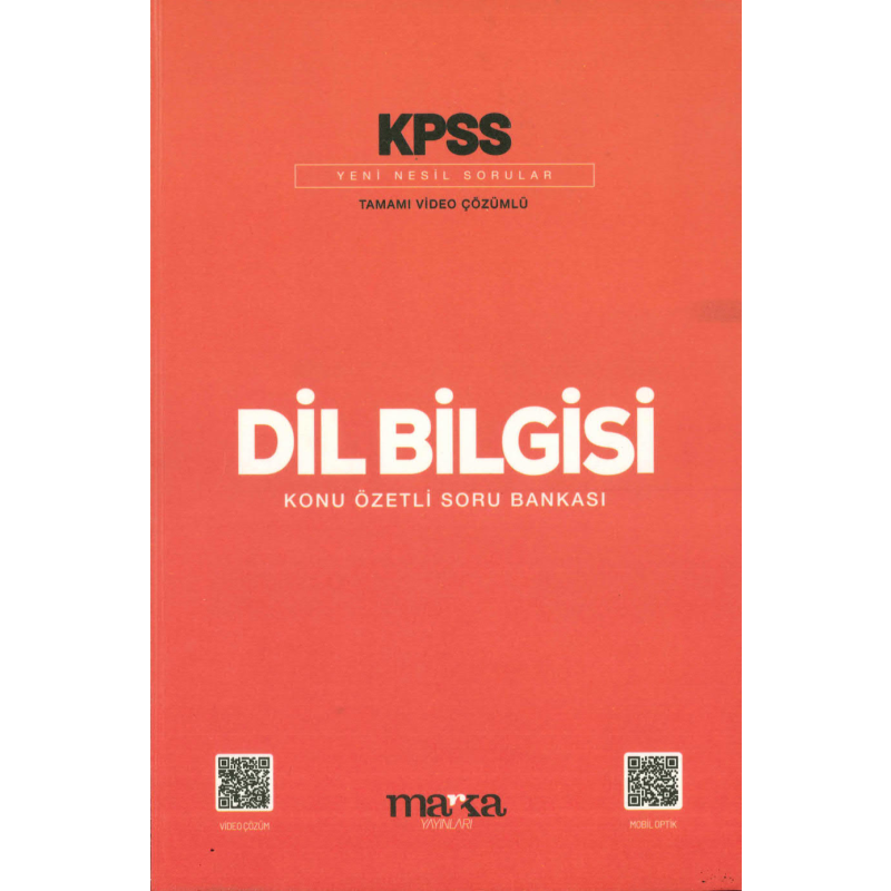 DİL BİLGİSİ KONU ÖZETLİ SORU BANKASI