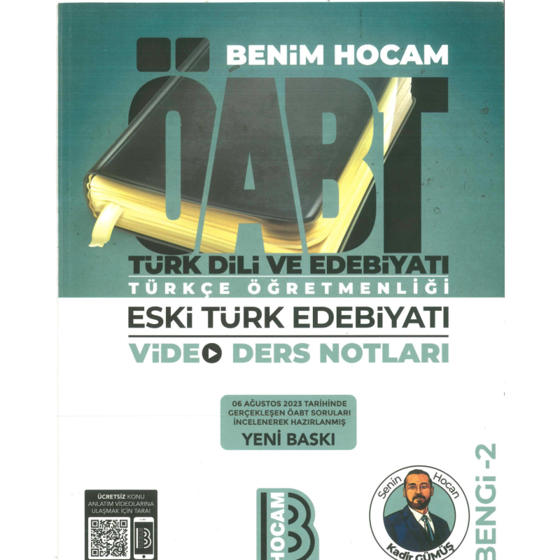 ÖABT TÜRK VE DİLİ VE EDEBİYATI ÖĞRETMENLİĞİ ESKİ TÜRK EDEBİYATI VİDEO DERS NOTLARI BENGİ-2