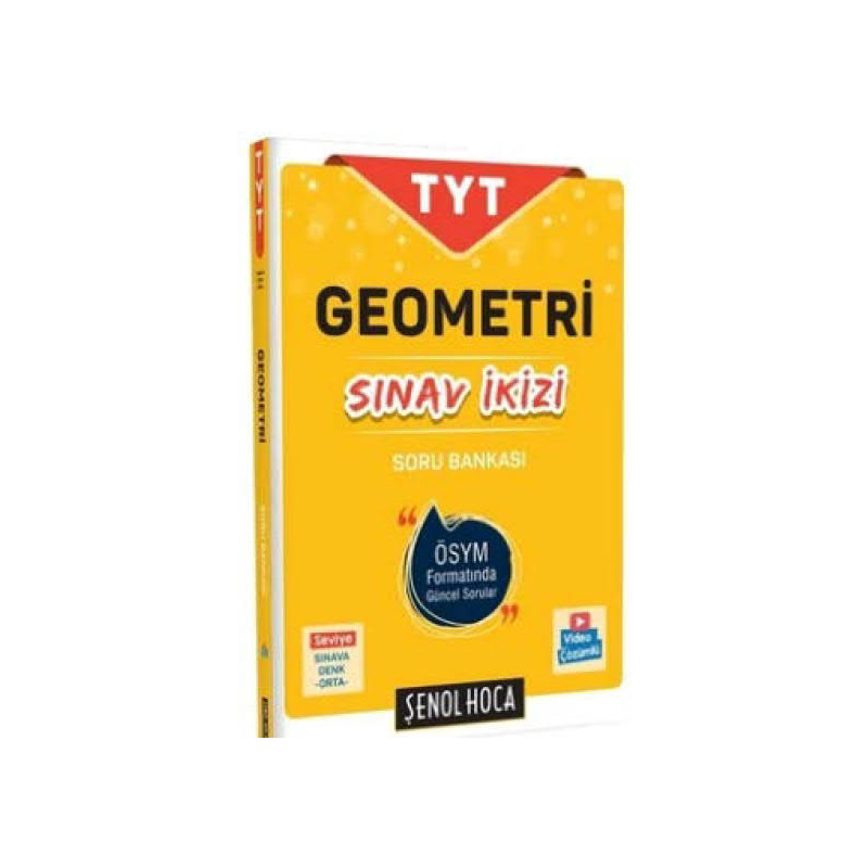 TYT Geometri Sınav İkizi Soru Bankası Şenol Hoca Yayınları