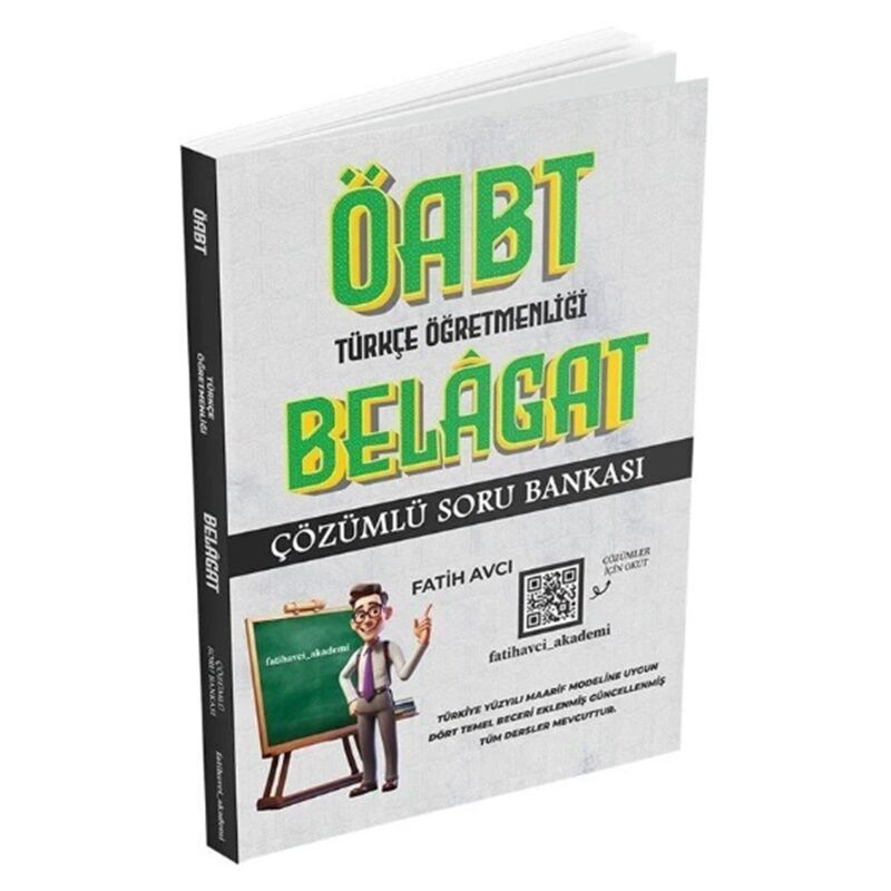 2025 ÖABT Türkçe Öğretmenliği Belagat Soru Bankası Çözümlü Fatih Avcı