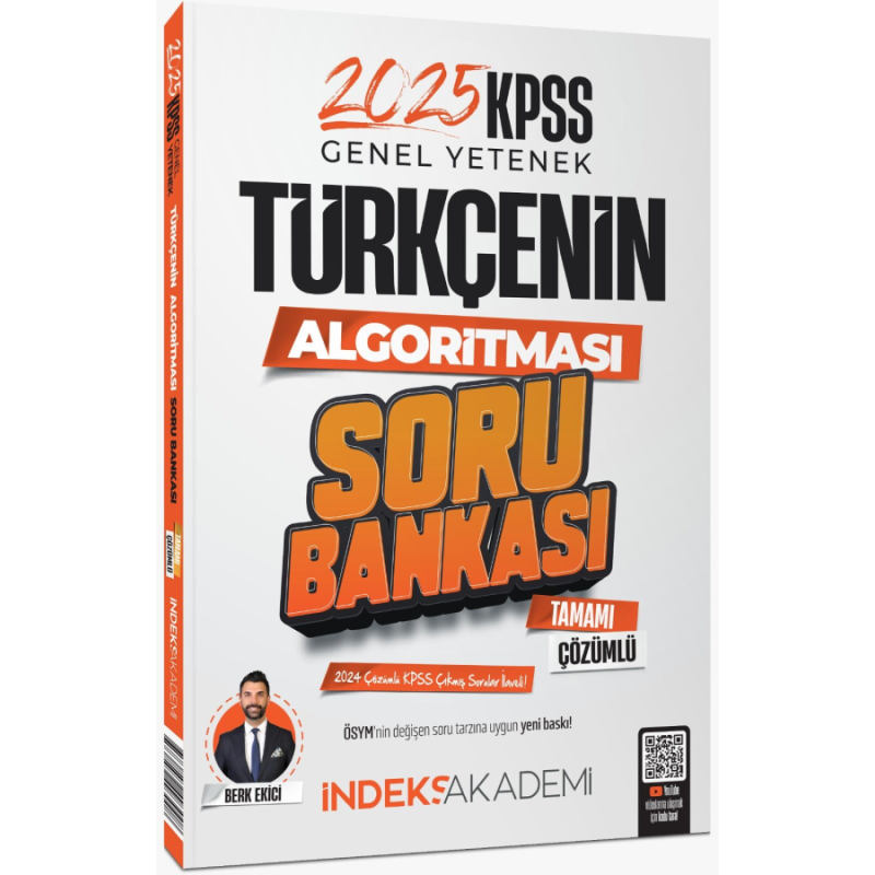 2025 KPSS Türkçenin Algoritması Soru Bankası Çözümlü İndeks Akademi