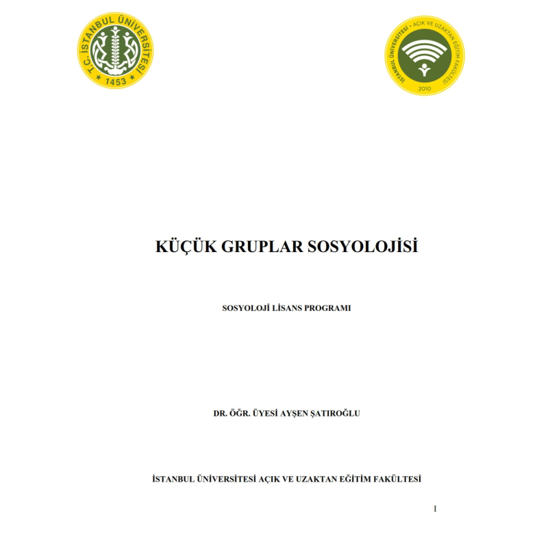 Küçük Gruplar Sosyolojisi