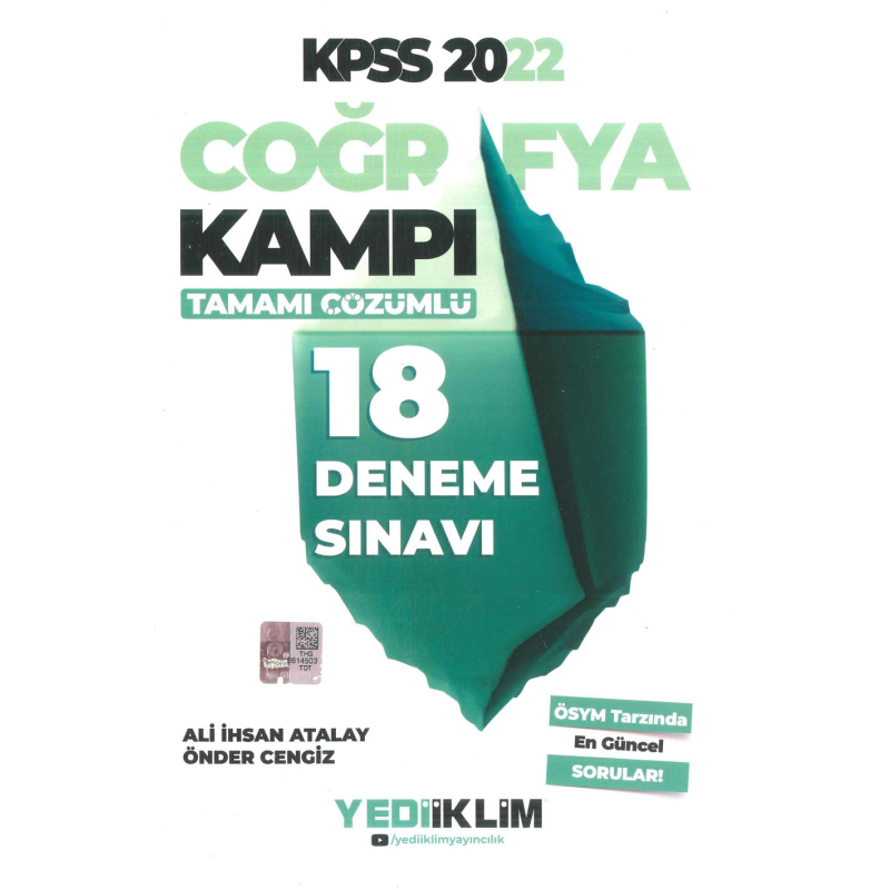 COĞRAFYA KAMPI TAMAMI ÇÖZÜMLÜ 18 DENEME