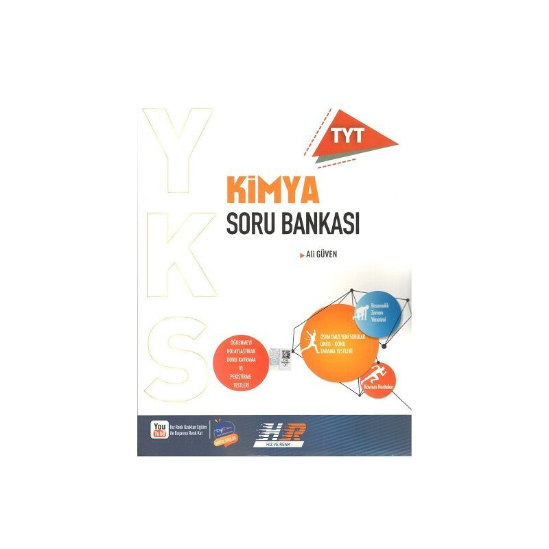 TYT Kimya Soru Bankası Hız ve Renk Yayınları