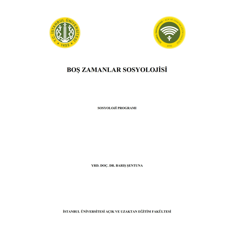 Boş Zamanlar Sosyolojisi