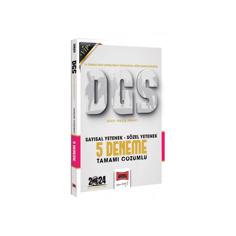 2024 DGS Sözel Sayısal Bölüm Tamamı Çözümlü 5 Deneme