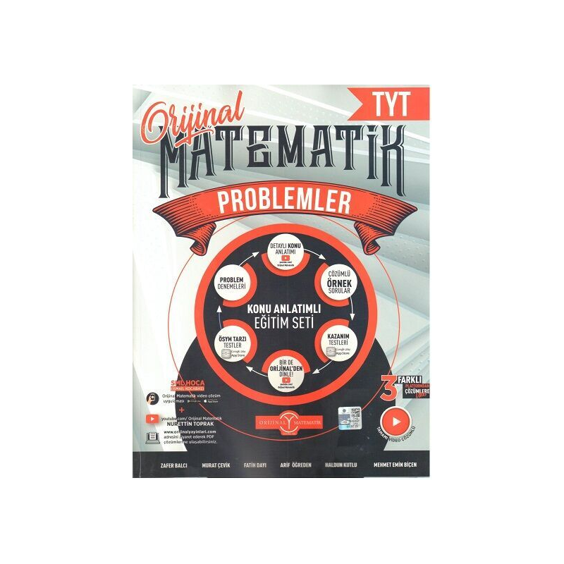 TYT Problemler Konu Anlatımlı Eğitim Seti Orijinal Yayınları