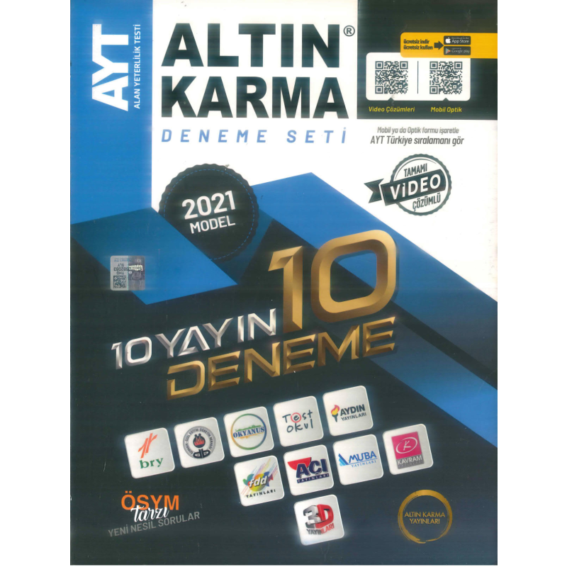 AYT 10 YAYIN 10 DENEME