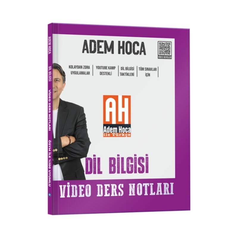 YKS TYT KPSS DGS ALES Dil Bilgisi Video Ders Kitabı - Adem Keleş KR Akademi