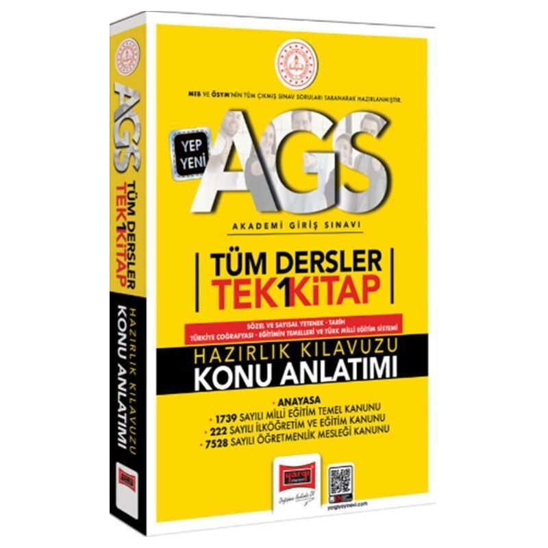 2025 MEB AGS Tüm Dersler Tek Kitap Hazırlık Kılavuzu Konu Anlatımı Yargı Yayınları